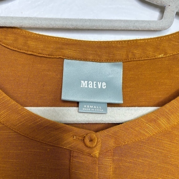 ANTHROPOLOGIE Judy Henley Top Gold Size XS - Picture 5 of 7